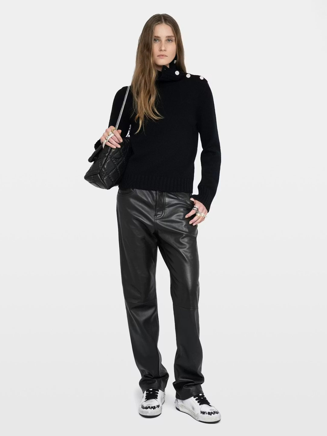 Sweater Nalma Bijoux Negro