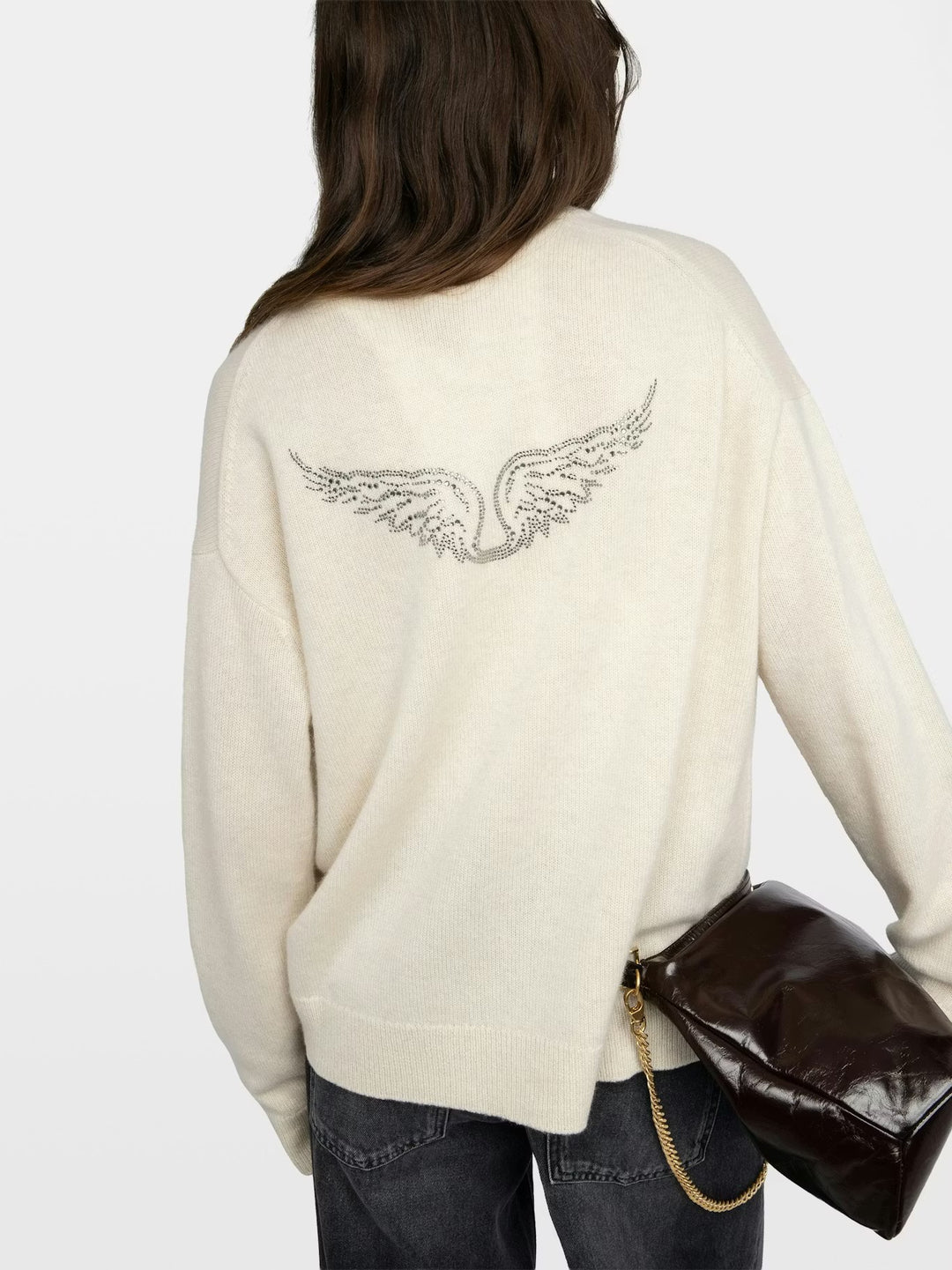 Sweater Mikyz Wings Strass