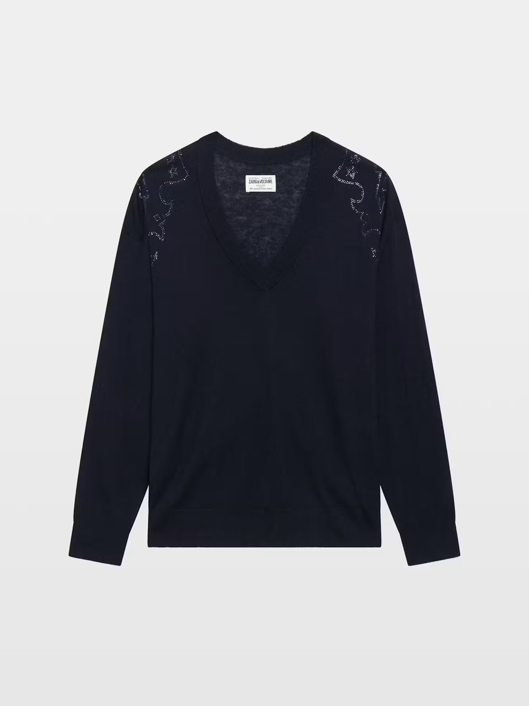 Sweater Swyny Multistrass Azul