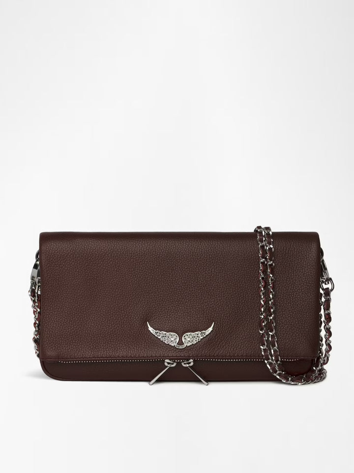 Cartera Rock Burdeo