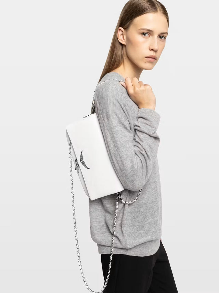 Cartera Rock Blanco
