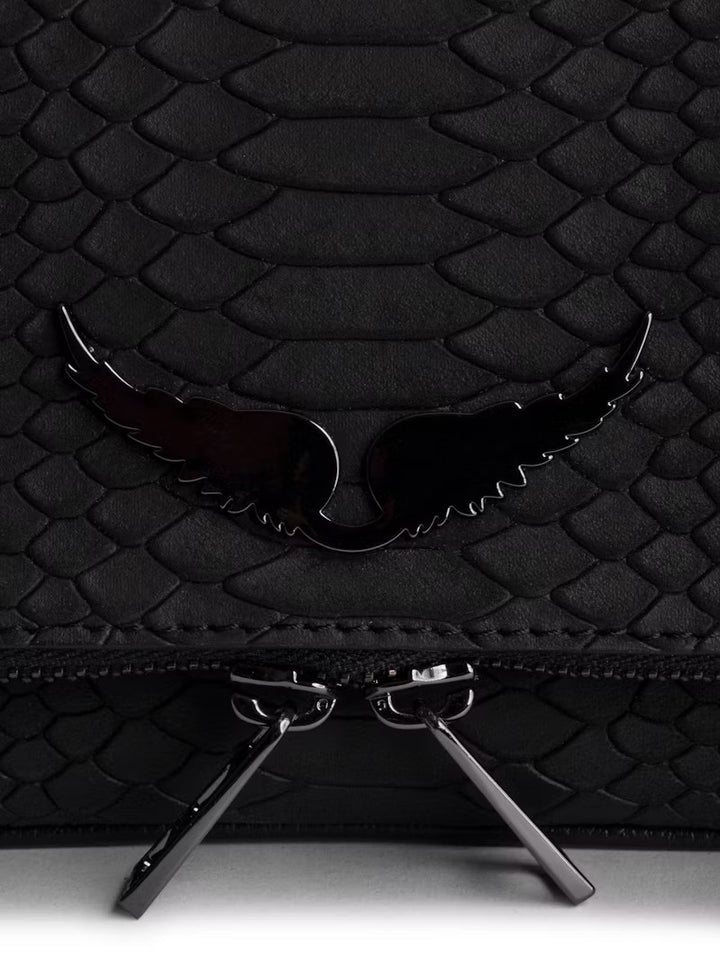 Cartera Rock Nano Soft Savage Negro
