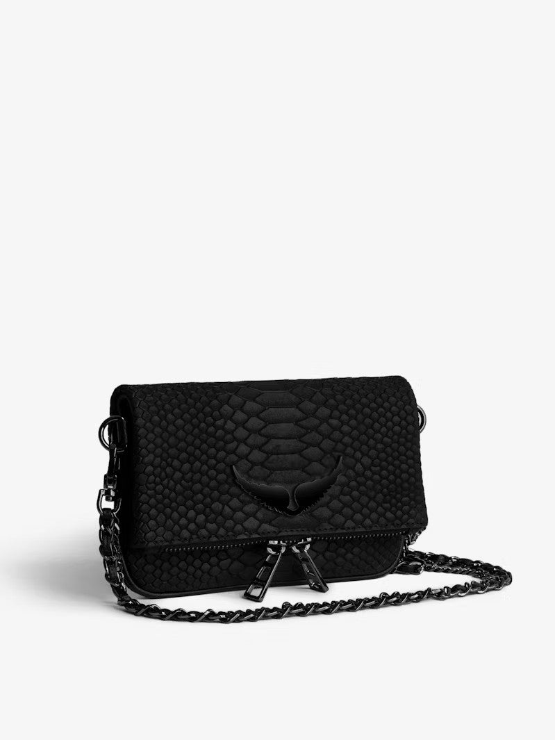 Cartera Rock Nano Soft Savage Negro