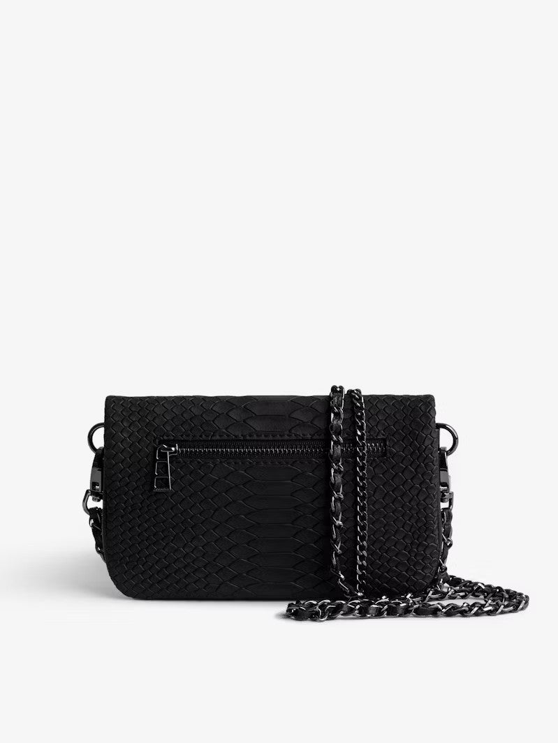 Cartera Rock Nano Soft Savage Negro