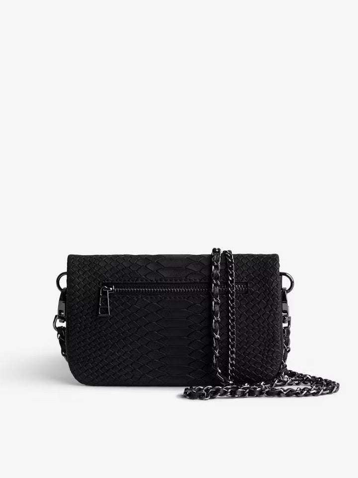 Cartera Rock Nano Soft Savage Negro