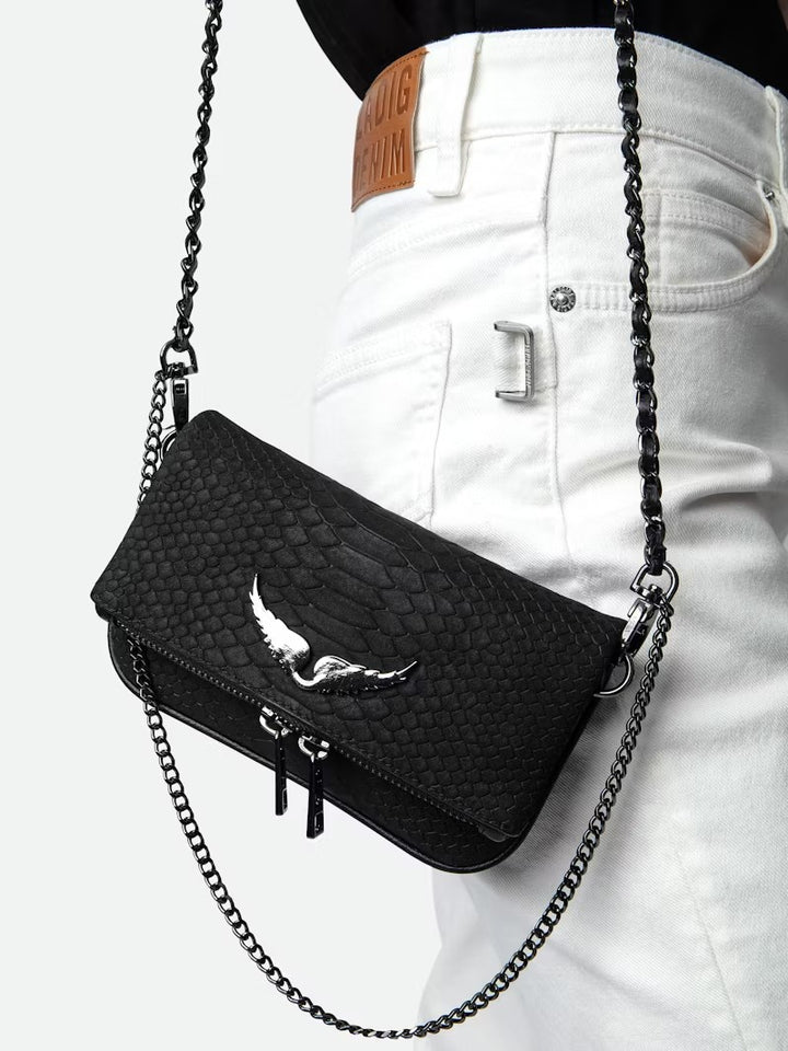 Cartera Rock Nano Soft Savage Negro