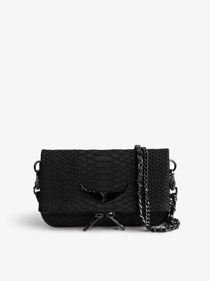 Cartera Rock Nano Soft Savage Negro