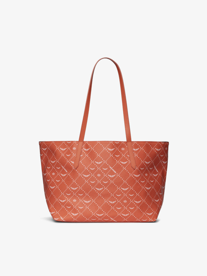 Cartera Z Shopper Monogram Naranjo