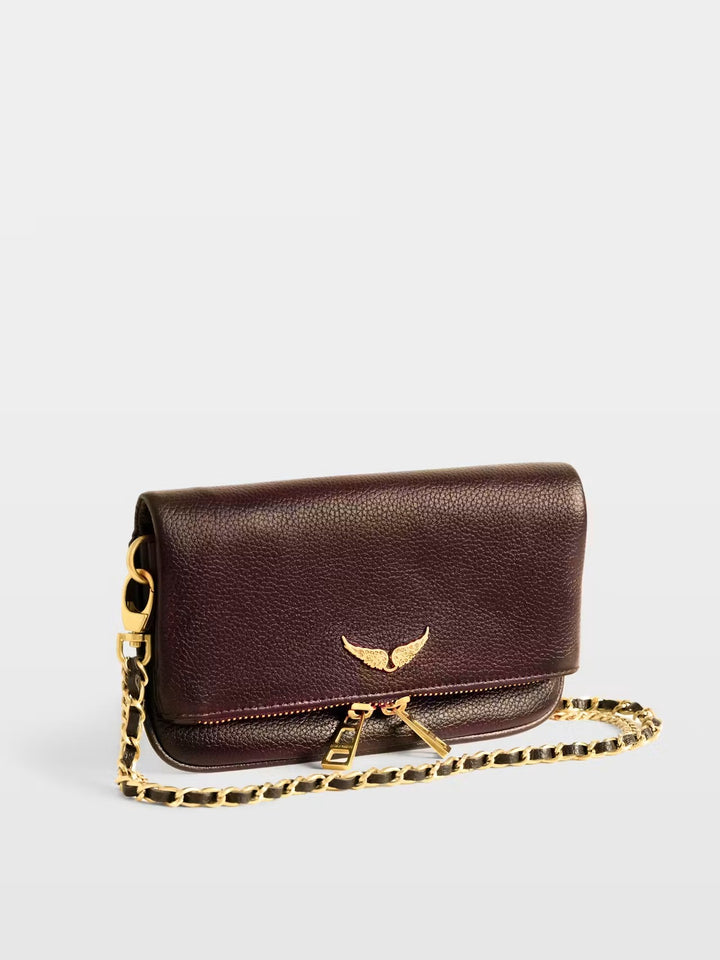 Cartera Rock Mini Burdeo