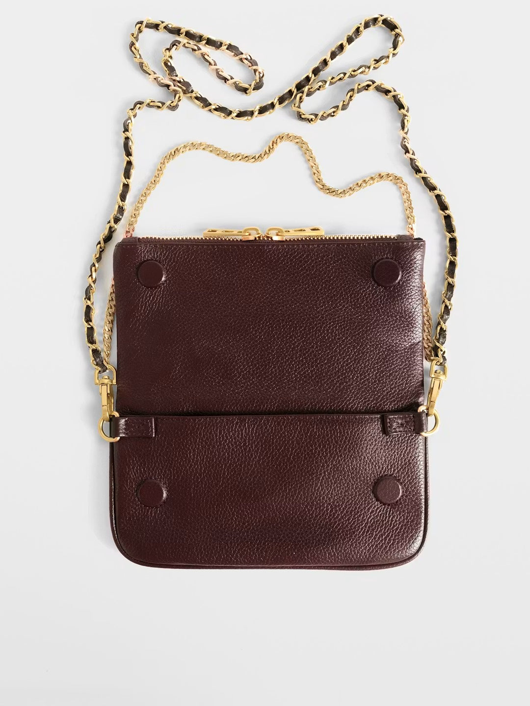 Cartera Rock Mini Burdeo