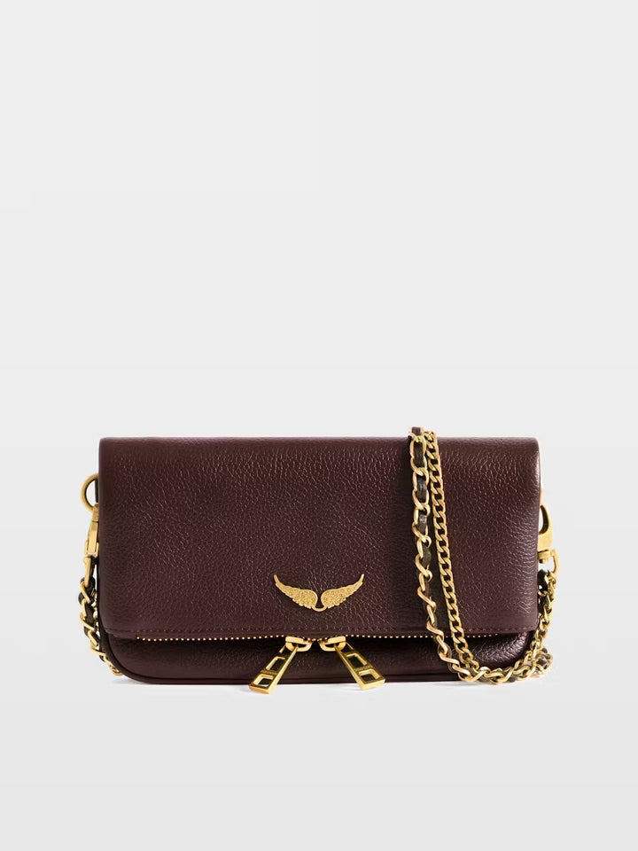 Cartera Rock Mini Burdeo
