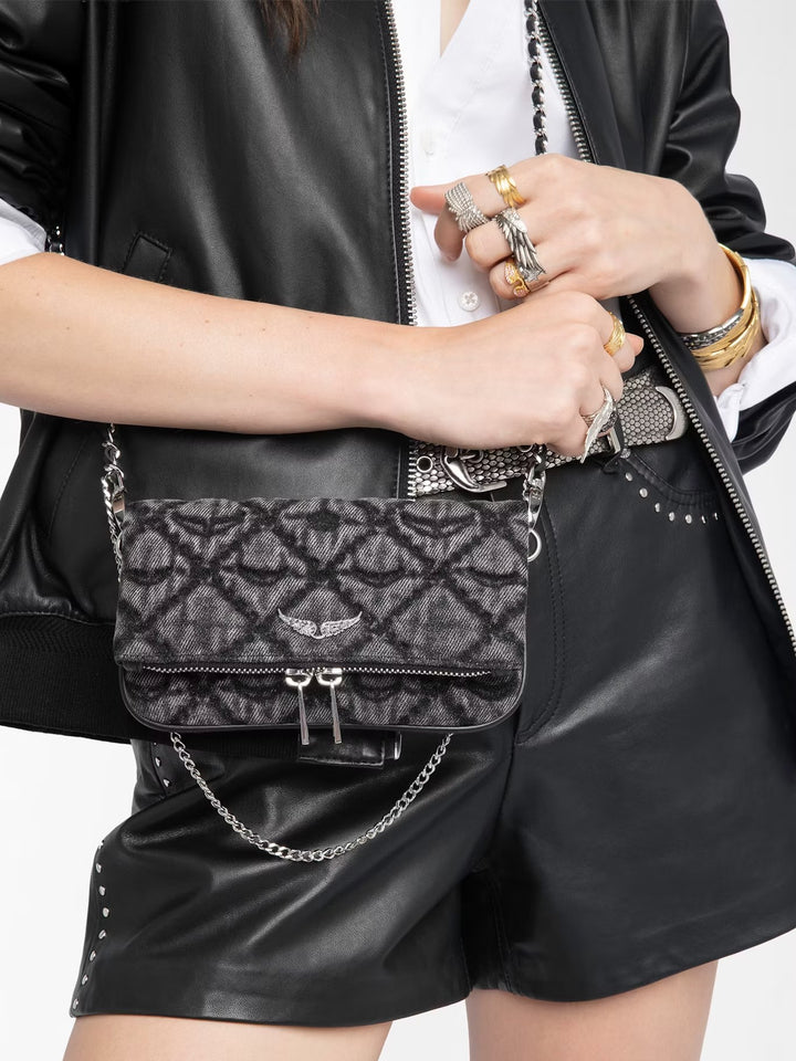 Cartera Rock Nano Denim Monogram