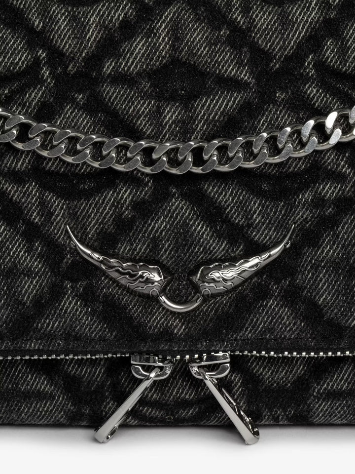 Cartera Rock II Denim Monogram