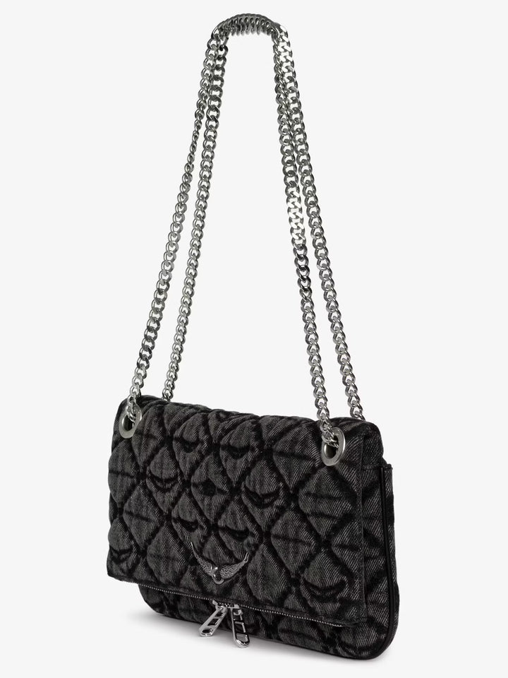 Cartera Rock II Denim Monogram
