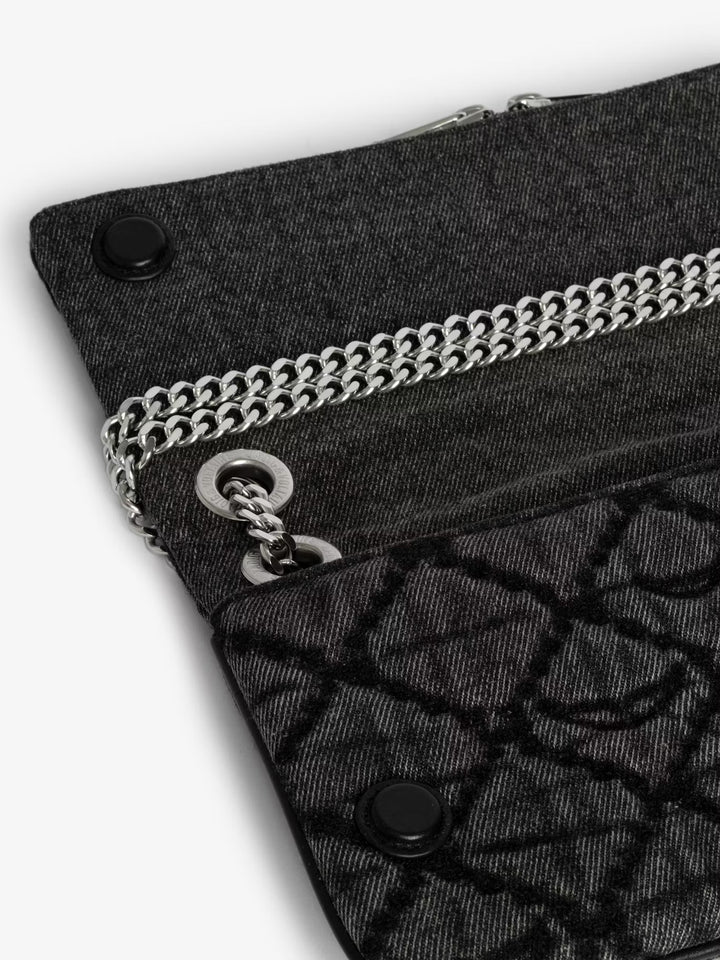Cartera Rock II Denim Monogram