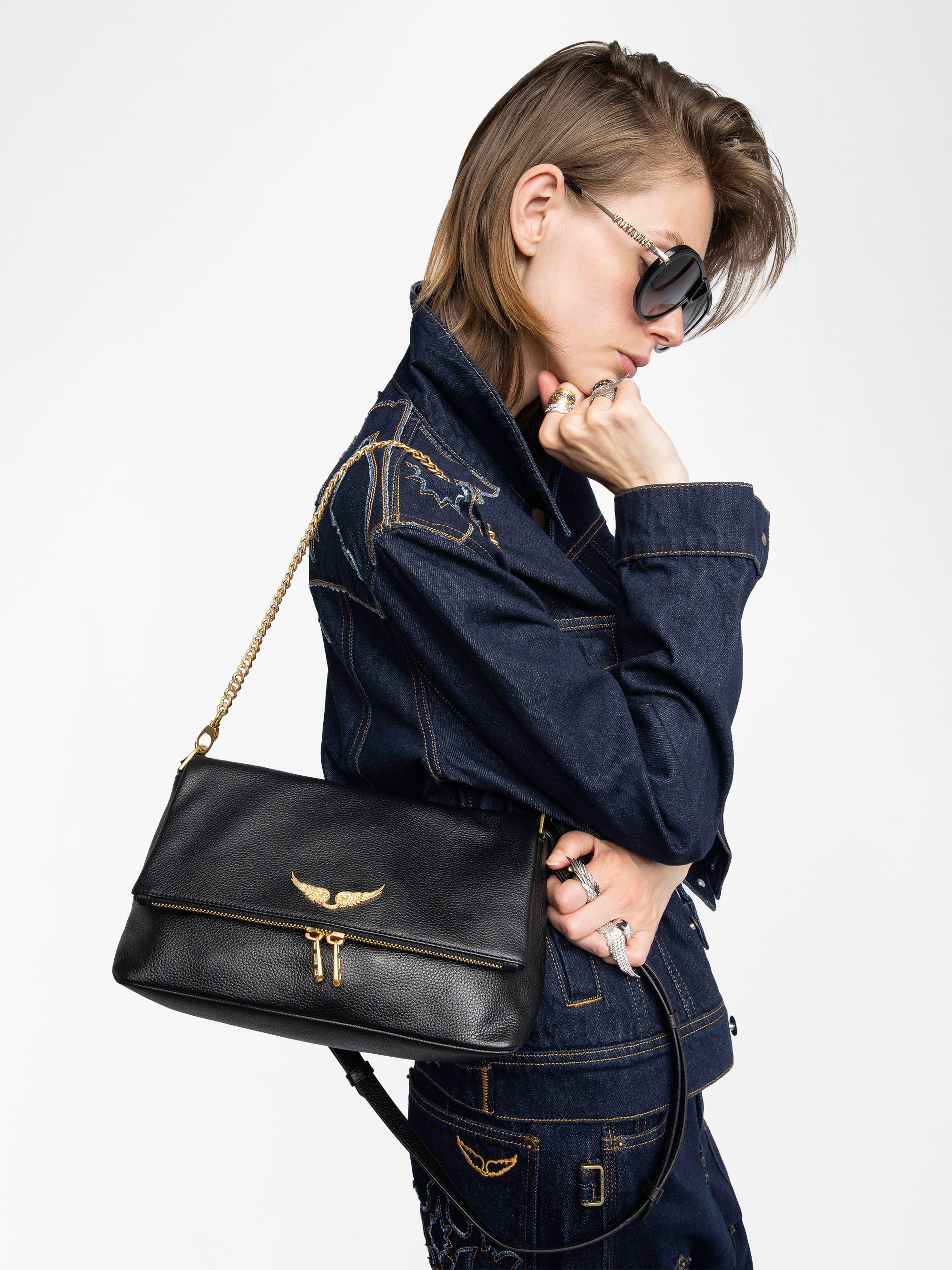 Cartera Rocky II Dorado – Zadig & Voltaire