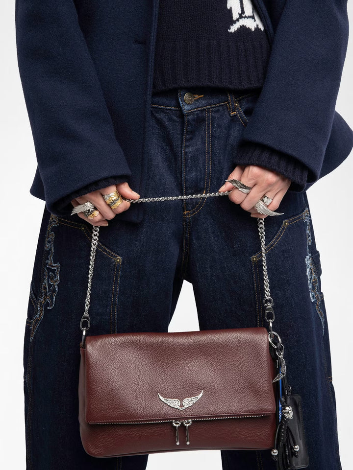 Cartera Rocky II Burdeo