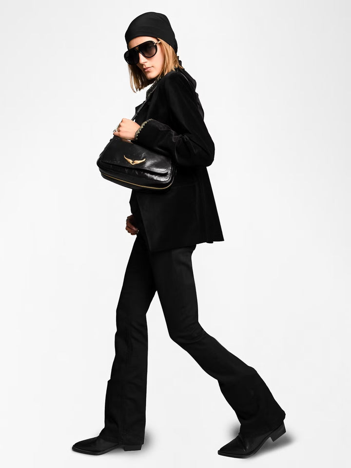 Cartera Le Zouzou Vintage Negro