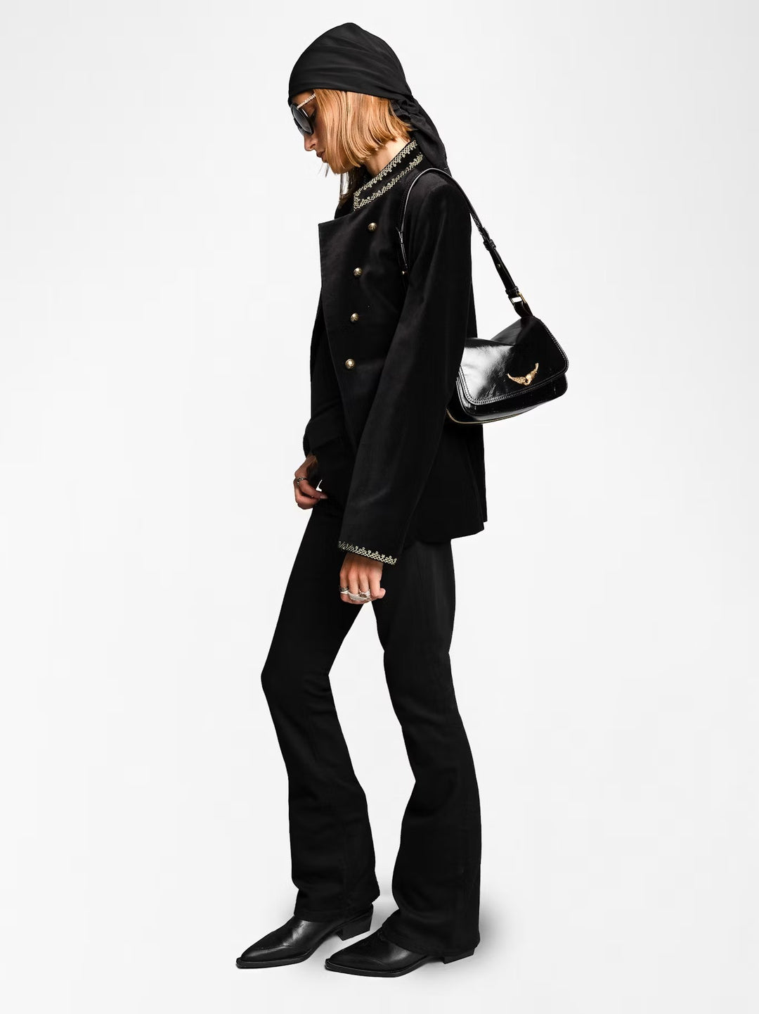 Cartera Le Zouzou Vintage Negro