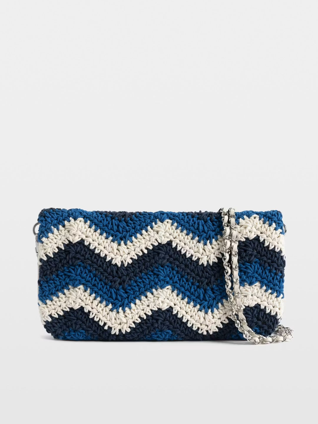 Cartera Rock Macrame Azul