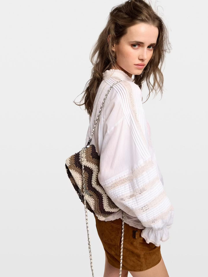 Cartera Rock Macrame Café