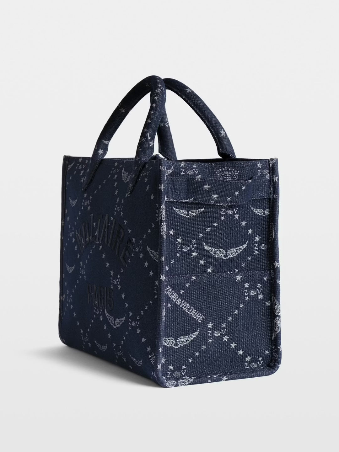 Cartera Angel Tote Denim Monogram