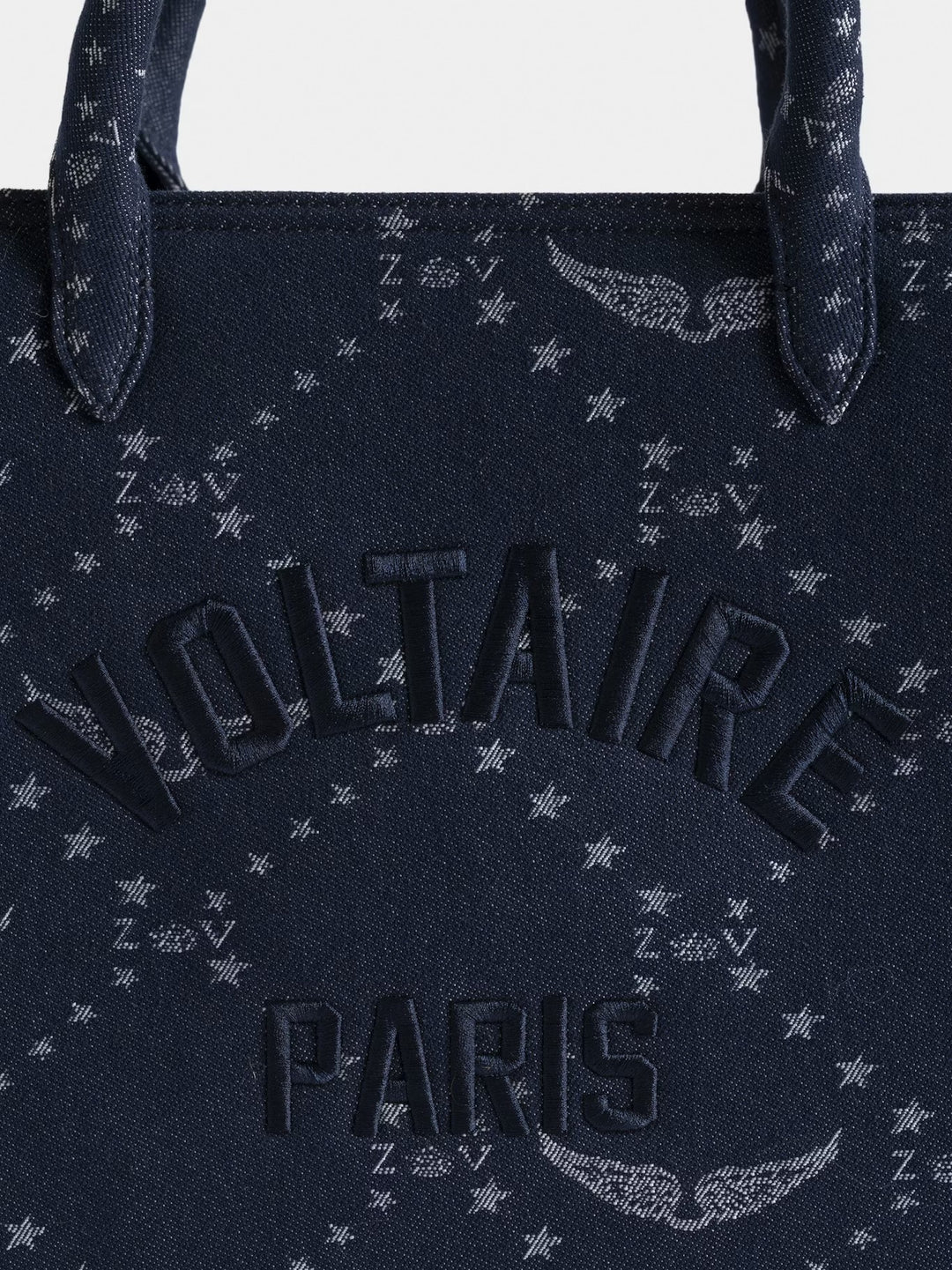 Cartera Angel Tote Denim Monogram