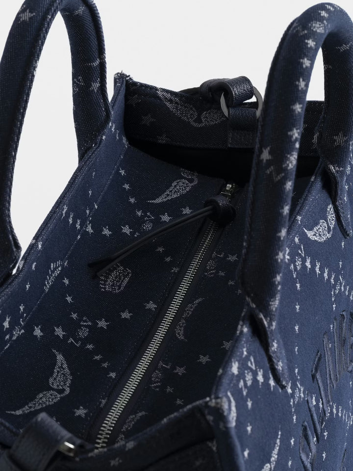 Cartera Angel Tote Denim Monogram