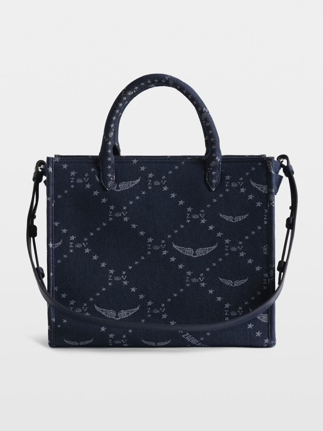 Cartera Angel Tote Denim Monogram