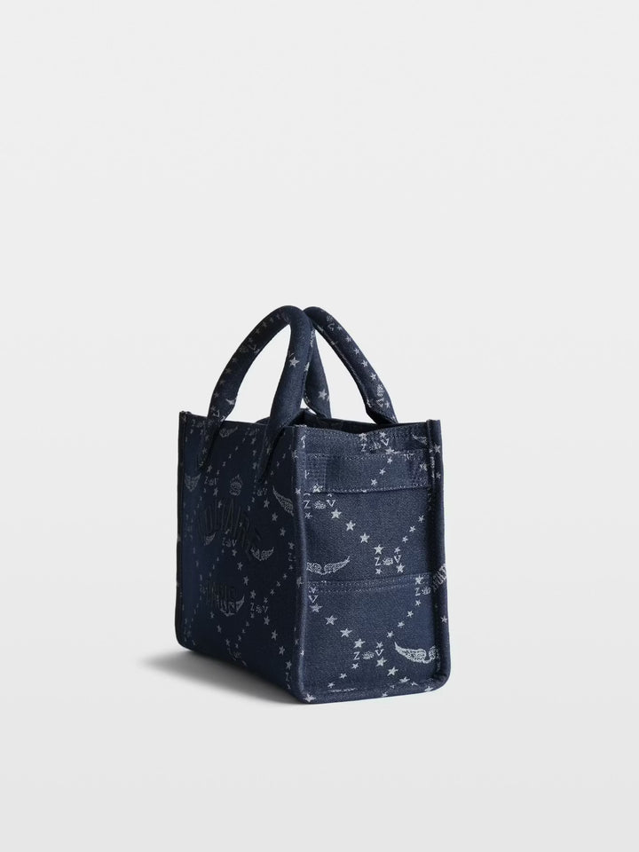 Cartera Angel Tote XS Denim Monogram