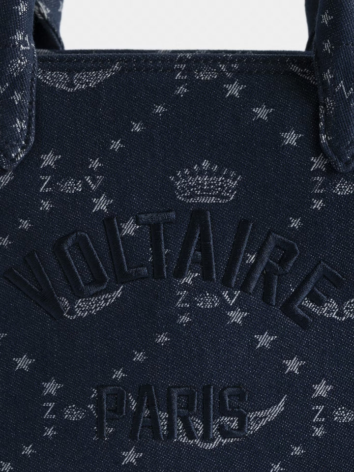 Cartera Angel Tote XS Denim Monogram