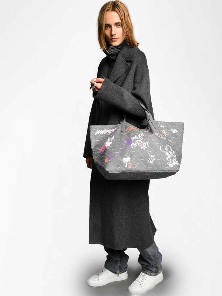 Cartera Z Shopper XL Monogram Tag