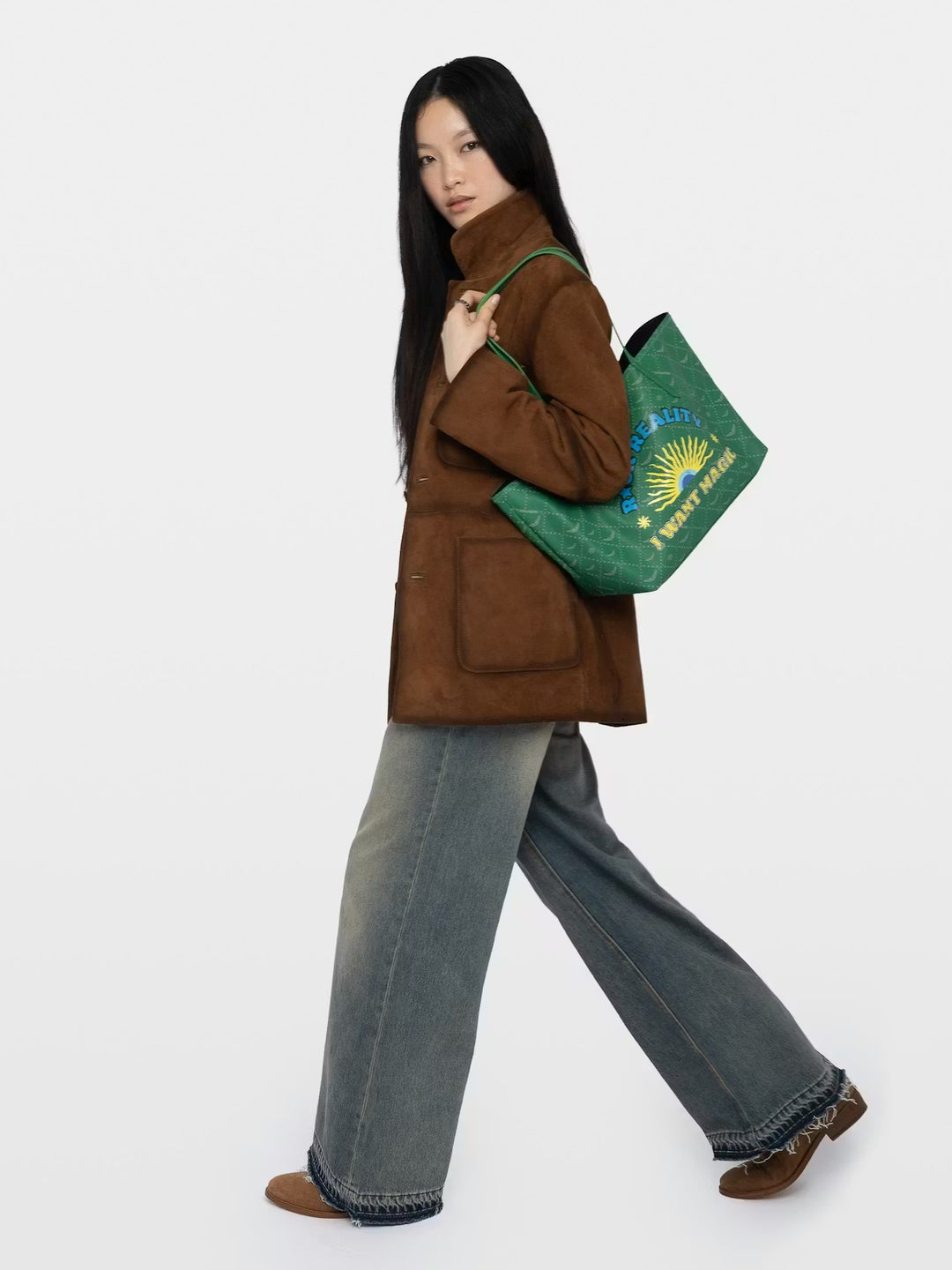 Cartera Z Shopper Monogram Verde