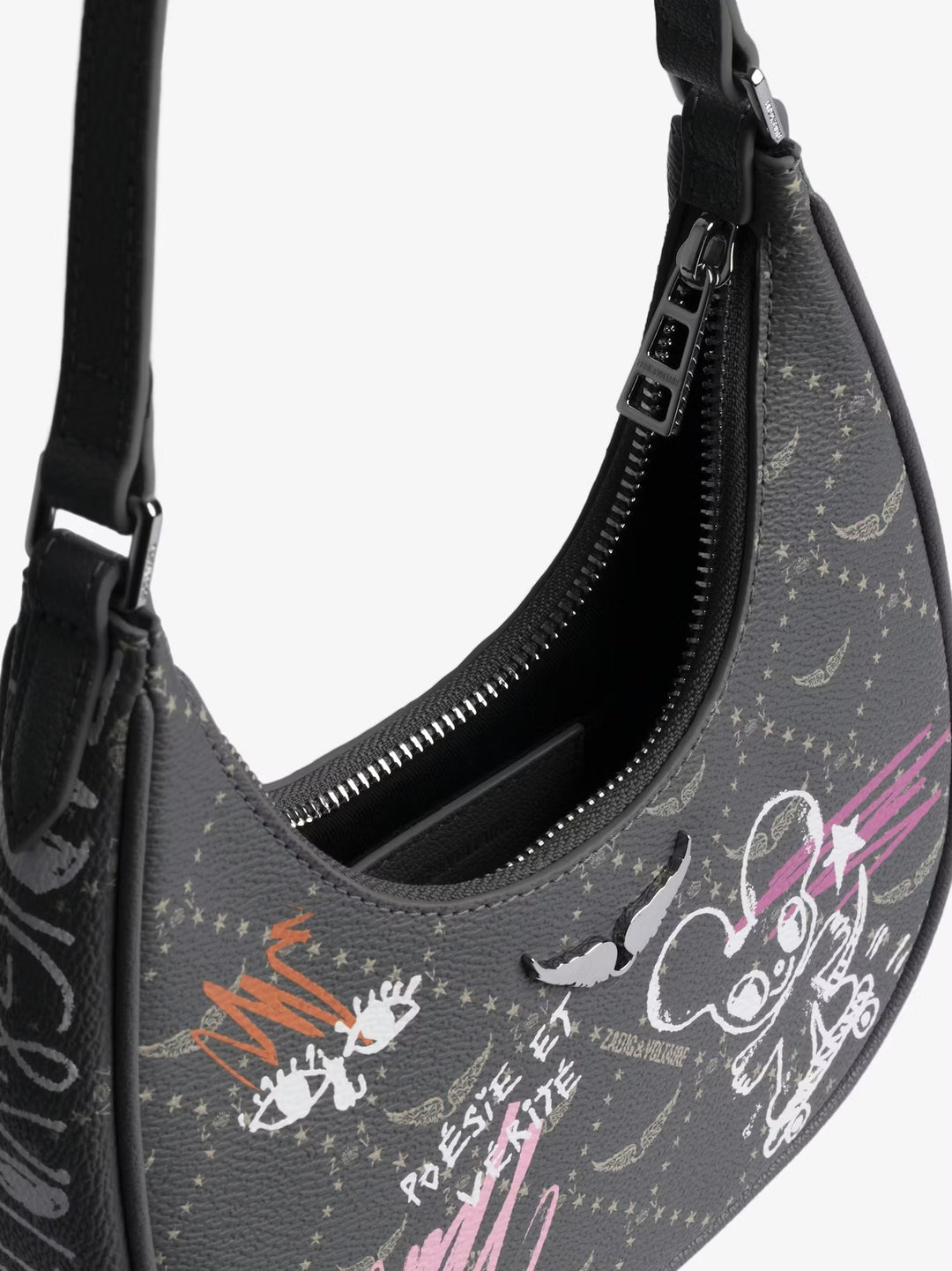 Cartera Z Night Monogram Tag