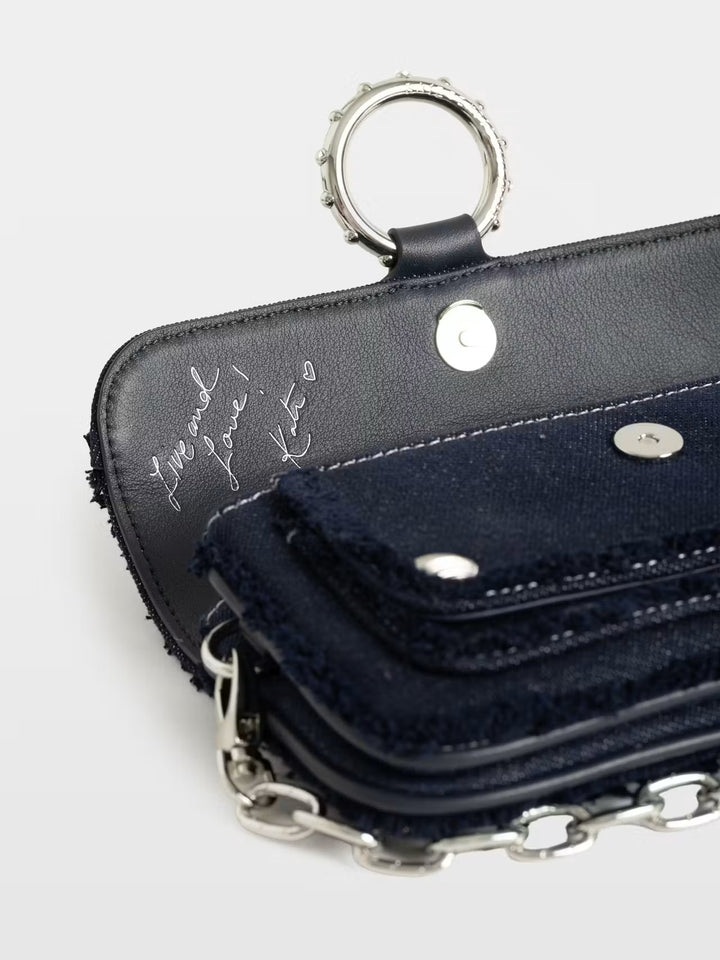 Cartera Kate Wallet Denim