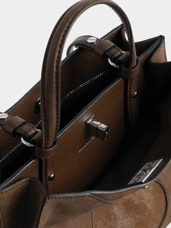 Cartera Jack Mini Suede Waxy