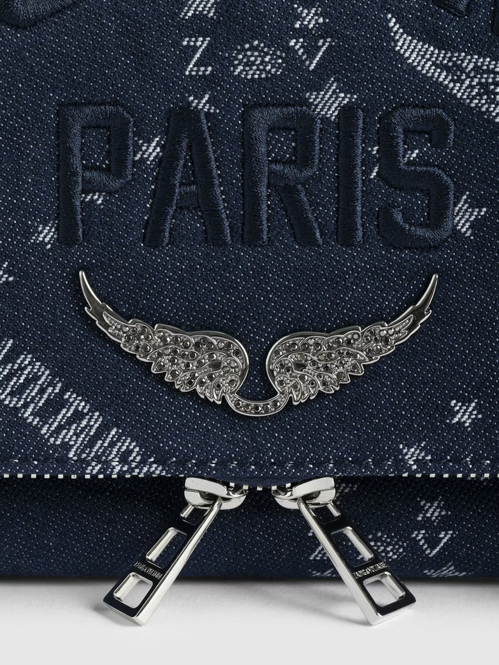 Cartera Rock Denim Monogram