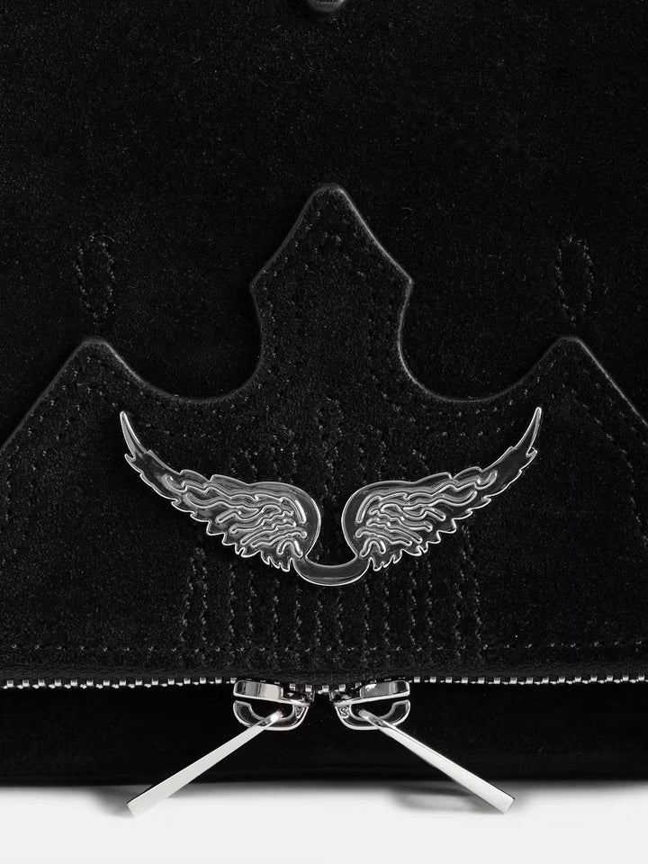 Cartera Rock Western Used Negro