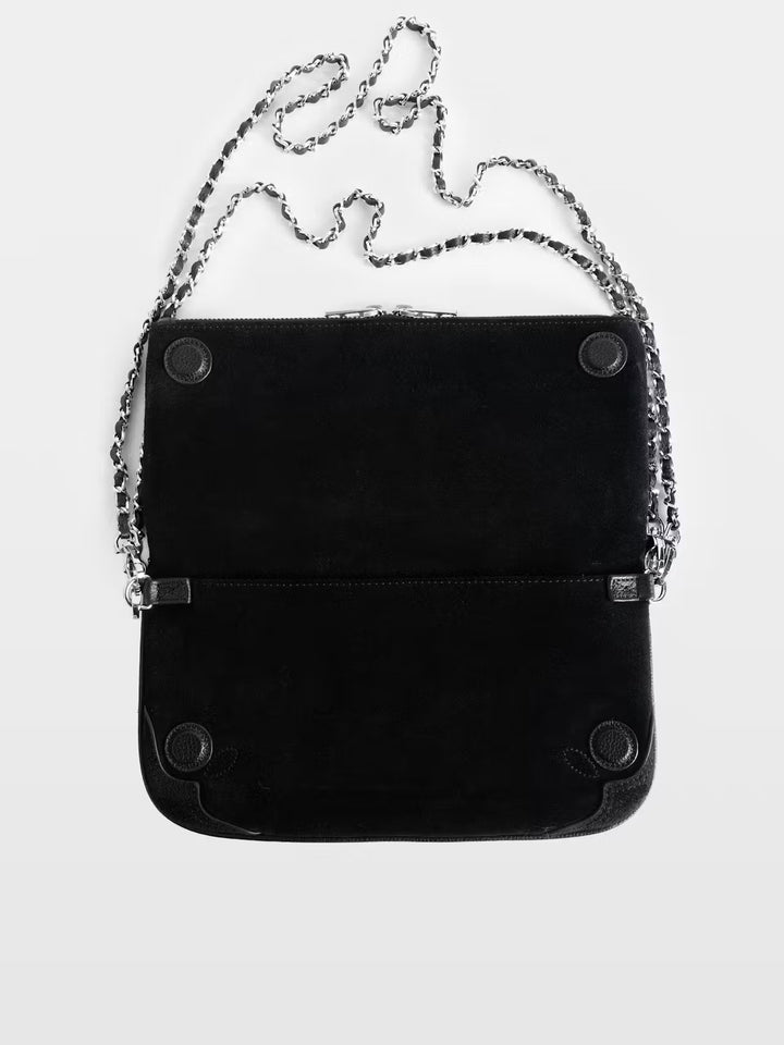 Cartera Rock Western Used Negro