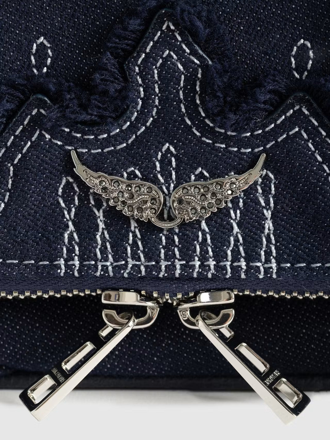 Cartera Rock Mini Denim