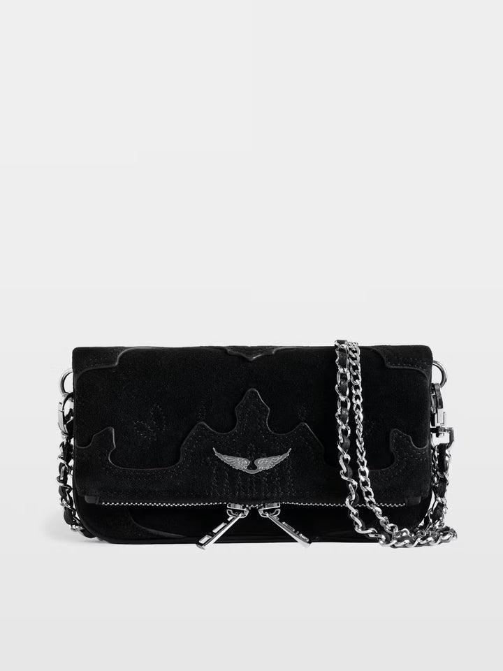 Cartera Rock Mini Western Used Negro