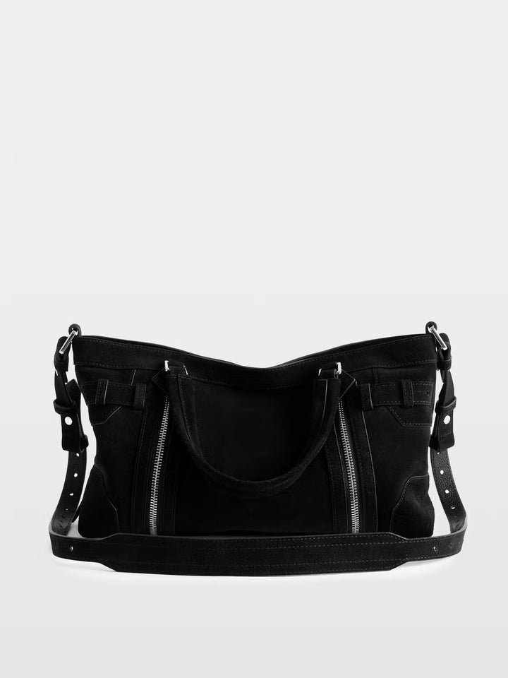 Cartera Madison Small Suede Black