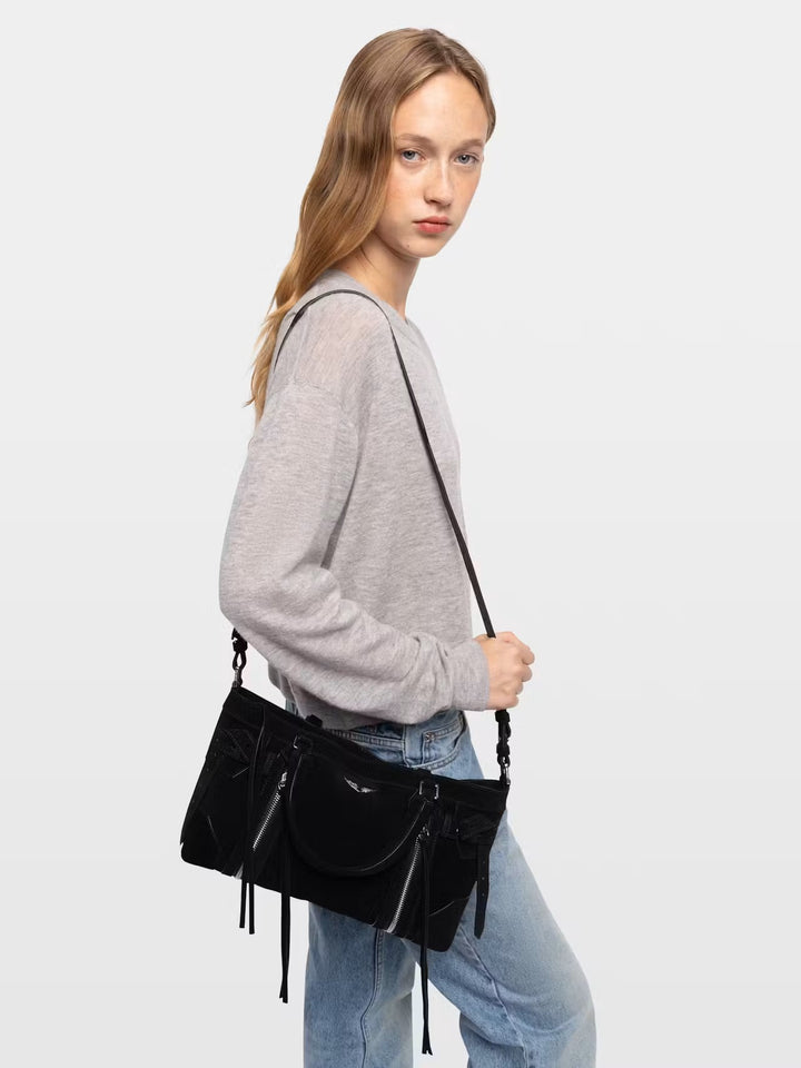 Cartera Madison Small Suede Black
