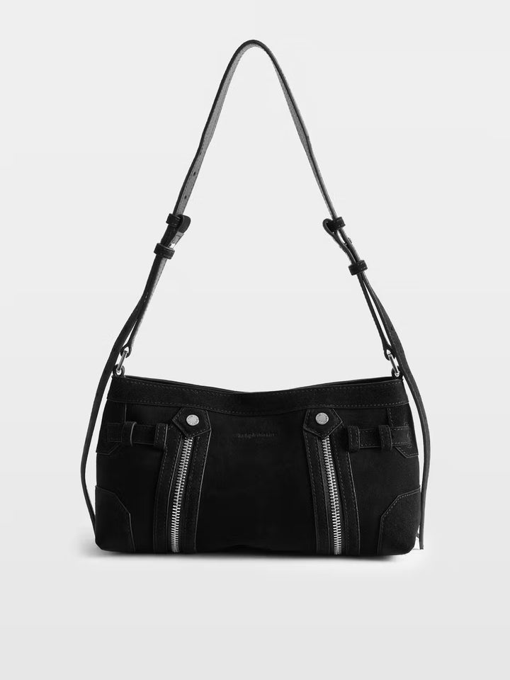 Cartera Madison Mini Suede Negro