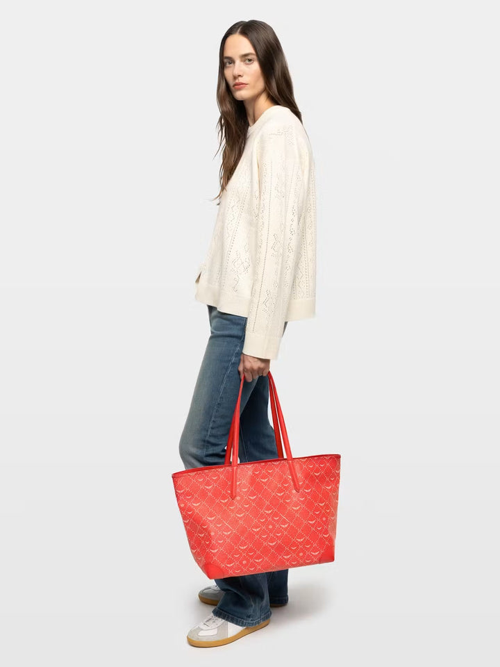 Cartera Z Shopper Monogram Rojo