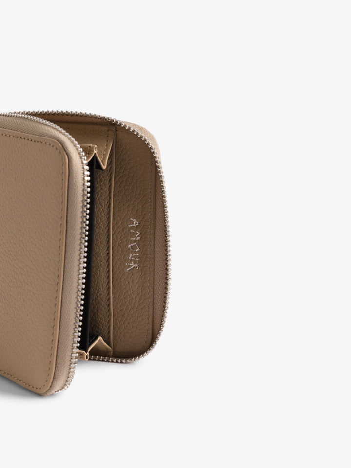Billetera Mini ZV Beige