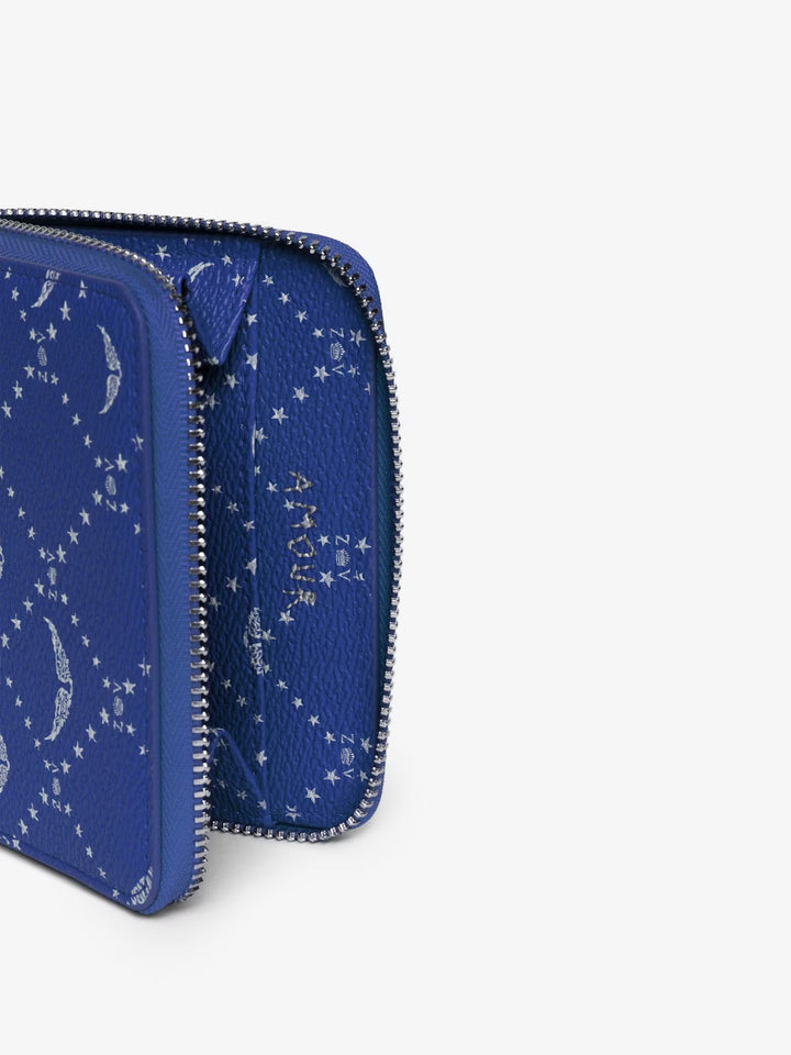 Billetera Mini ZV Monogram Azul