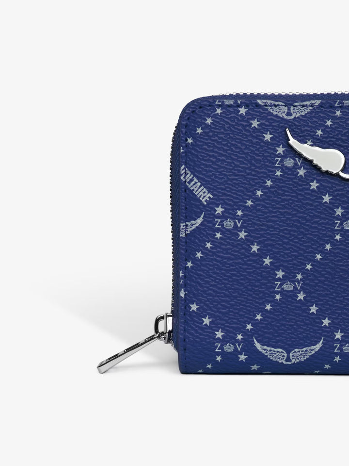 Billetera Mini ZV Monogram Azul