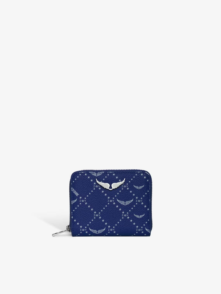 Billetera Mini ZV Monogram Azul