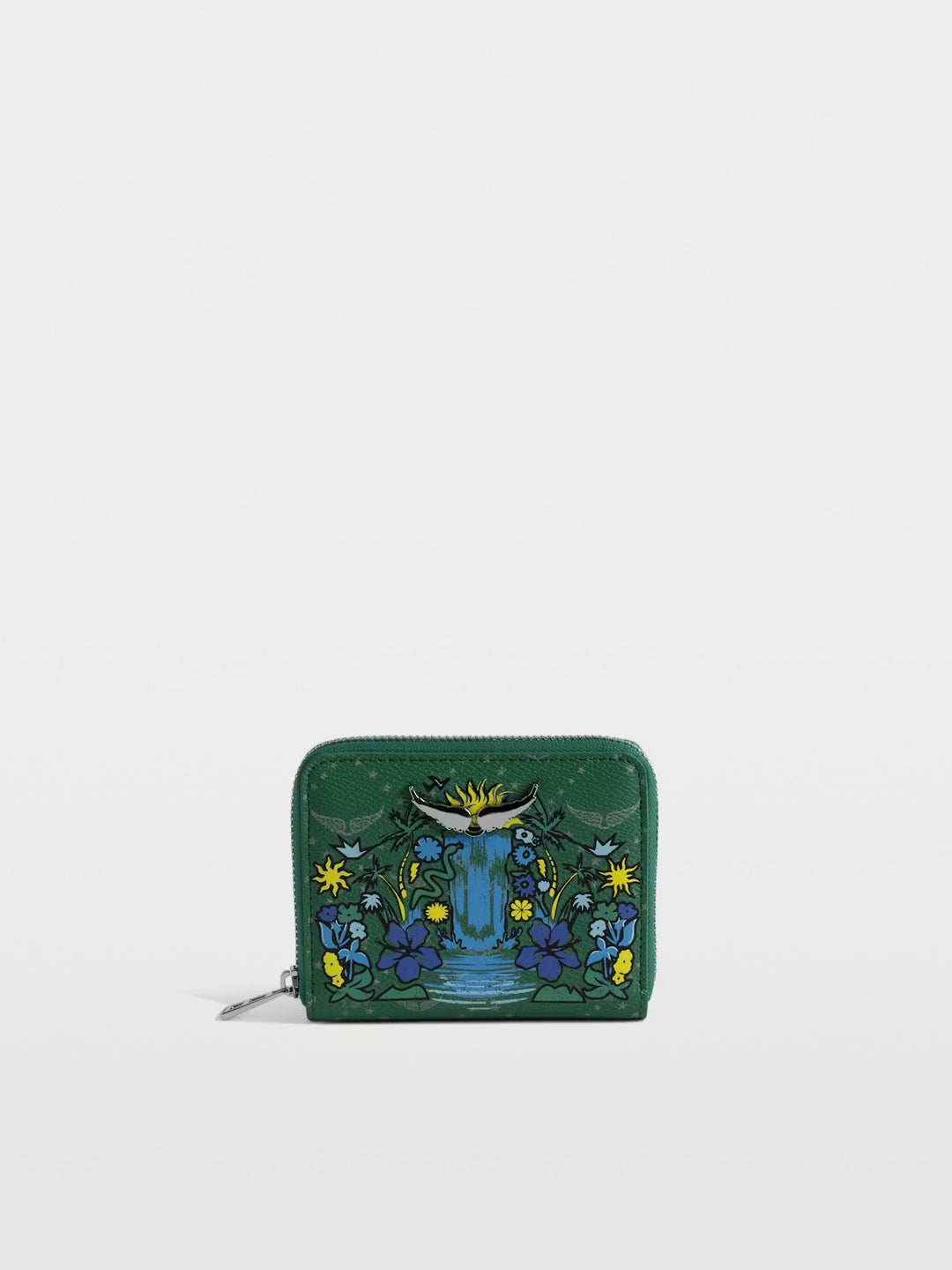 Billetera Mini ZV Monogram Verde